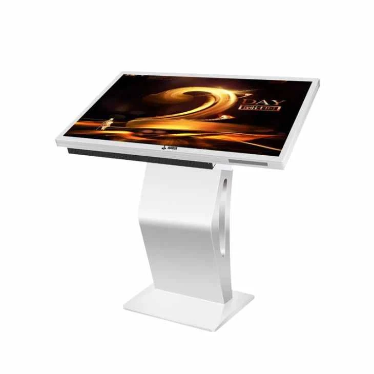 Kiosk Lantai Lcd Skrin Sentuh Interaktif Totem